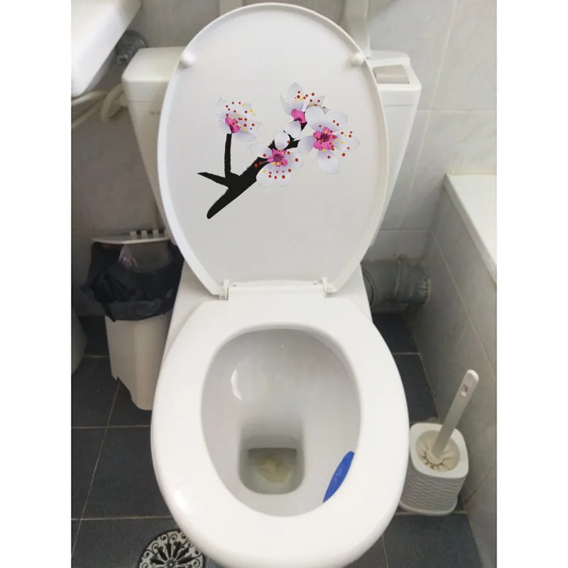 YOJA 22 5*17 8 см белый Вишневый цвет мультфильм детская комната украшения Туалет