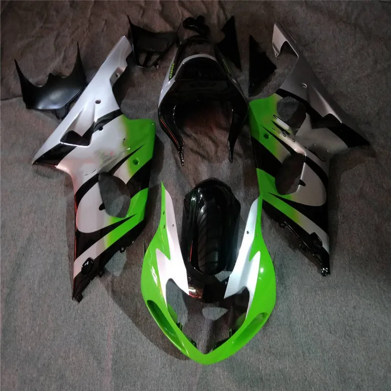 

Motorcycle Fairing kit for SUZUKI GSXR600 750 K1 01 02 03 white GSXR 600 GSXR750 2001 2002 2003 green black Fairings