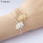 V привлечь Австралийский животных Jewelry милый коала браслет для 2017, женская обувь Нержавеющая сталь цепи Pulsera сувенир