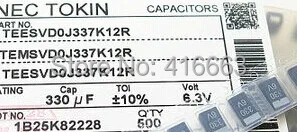Танталовые конденсаторы для чёрного чипа ноутбука 330 мкФ 6 3 V конденсатор D- 7343 |