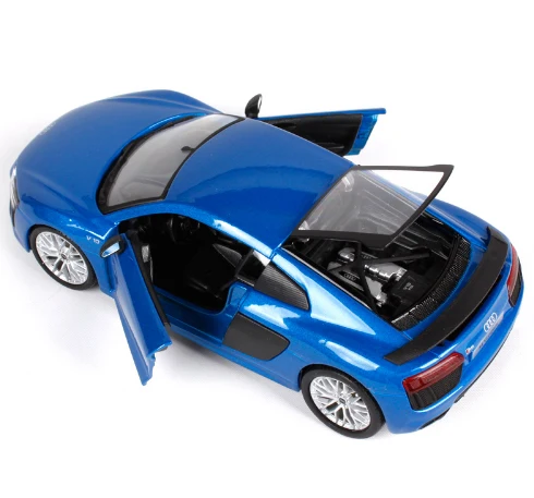 Maisto 1:24 Audi R8 V10 плюс литой модельный автомобиль игрушка для детей Подарки в коробке