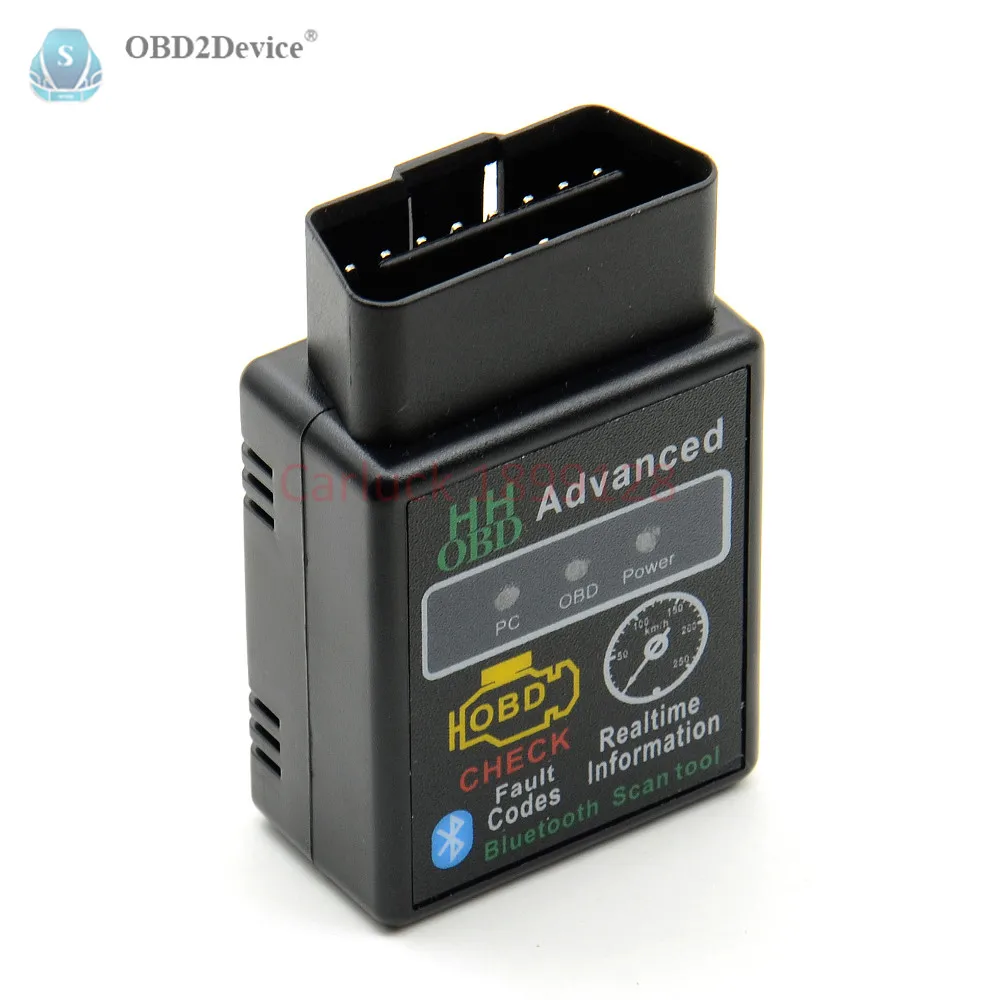 2019 лучший супер HH ELM 327 bluetooth v1.5 OBD2 сканер mini elm327 Bluetooth умный Автомобильный