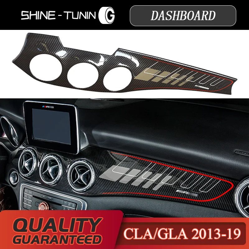 Подходит для отделки приборной панели CLA CLA45 из углеродного волокна покрытие