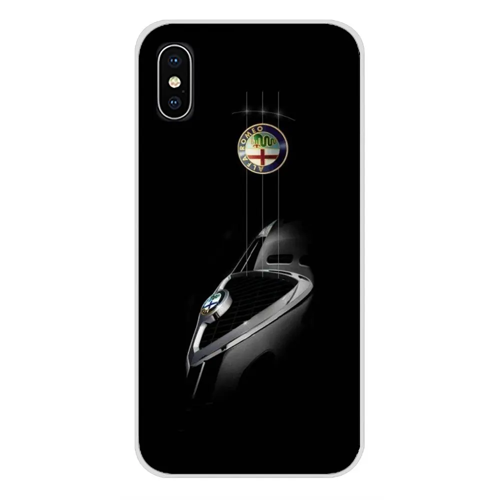 Супер Автомобильный логотип Alfa Romeo для Samsung Galaxy S4 S5 MINI S6 S7 edge S8 S9 S10 Plus Note 3 4 5 8 9