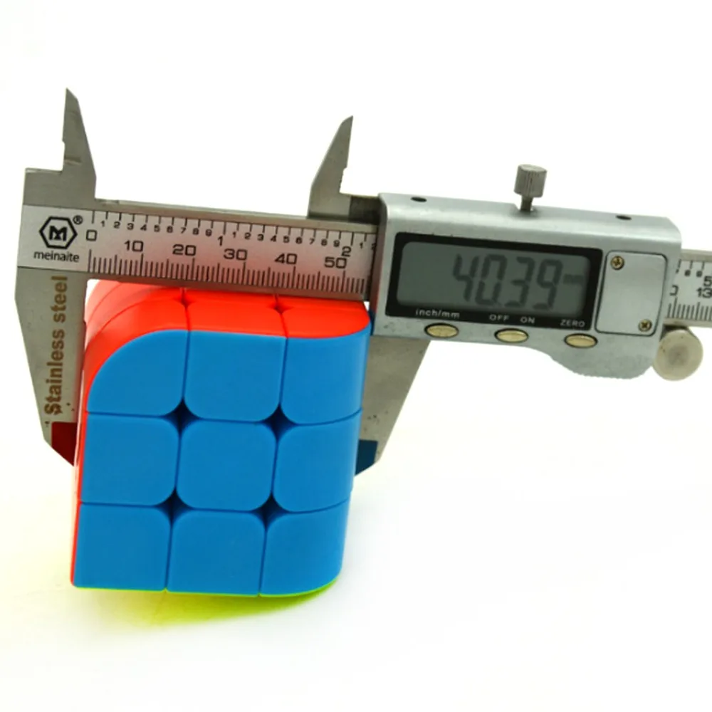 LeFun Trihedron скоростной магический куб головоломка игрушка Stickerless красочные Magico cubo |