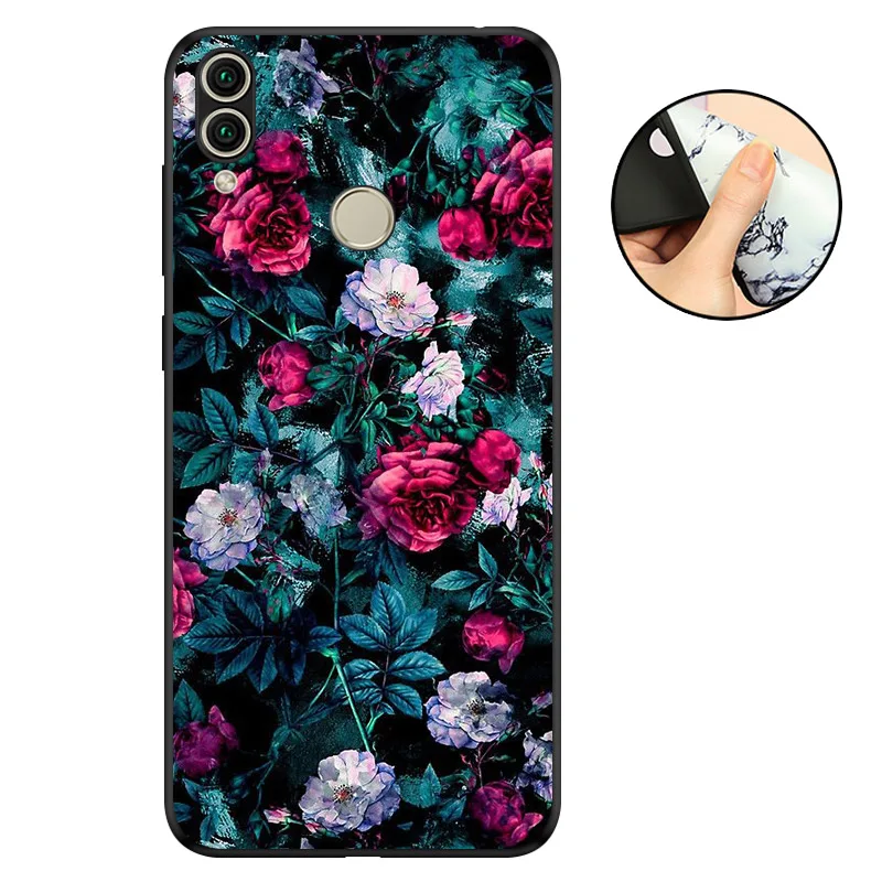 Huawei Honor 8C Case Silicone Back Protective Funda Phone Cover Soft Matte TPU Shell Bags Bumper | Мобильные телефоны и