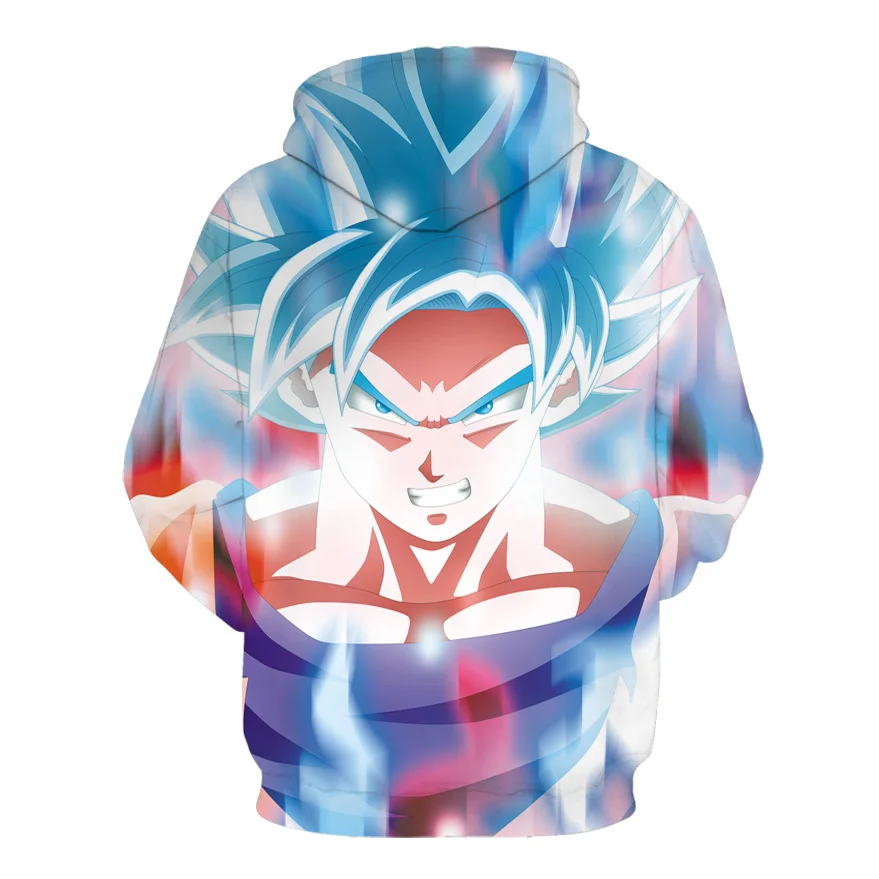 Новинка женские толстовки с драконом толстовка длинным рукавом Супер Saiyan Goku series