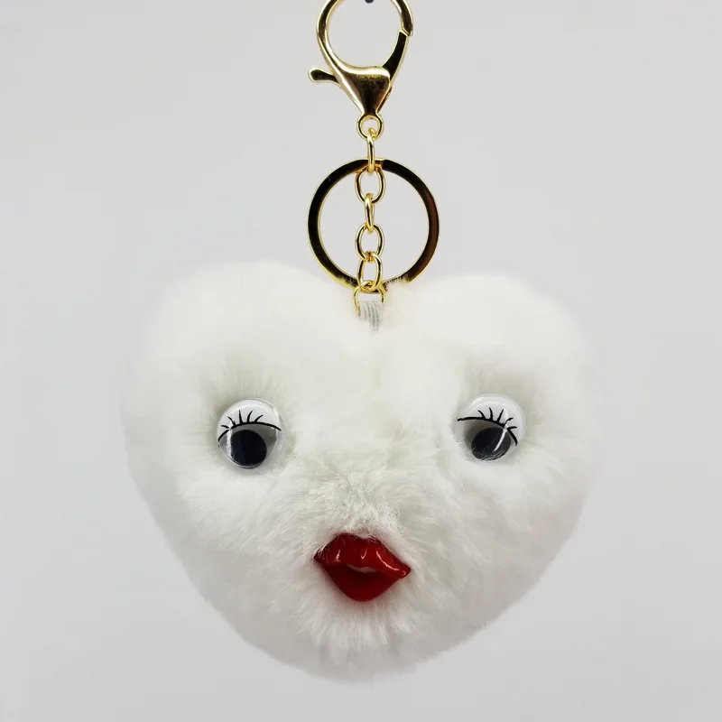 Mini Plush Kawaii BTS bt21 Cute Fur keychain Soft Toys Fashion Kids Dolls fluffy Charm Baby For Girls Women gift | Игрушки и хобби