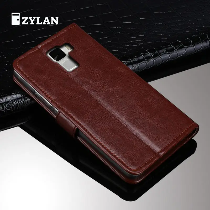 ZYLAN для Huawei Honor 7 роскошный кожаный чехол с откидной крышкой флип-чехол подставкой