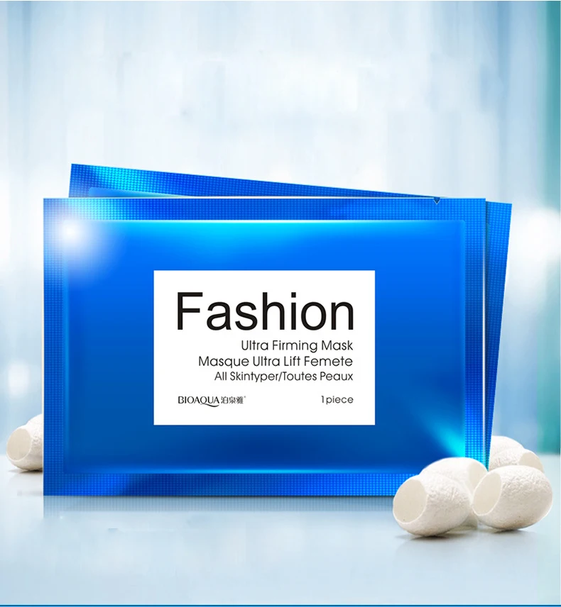 4 шт.-8 шт./лот фиброиновая Шелковая Маска увлажняющая маска для лица против морщин