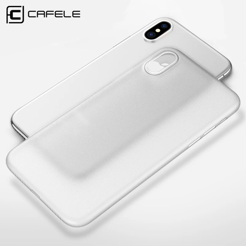 Матовый чехол Cafele для Apple iPhone X Ультратонкий из ПП-материала с защитой от