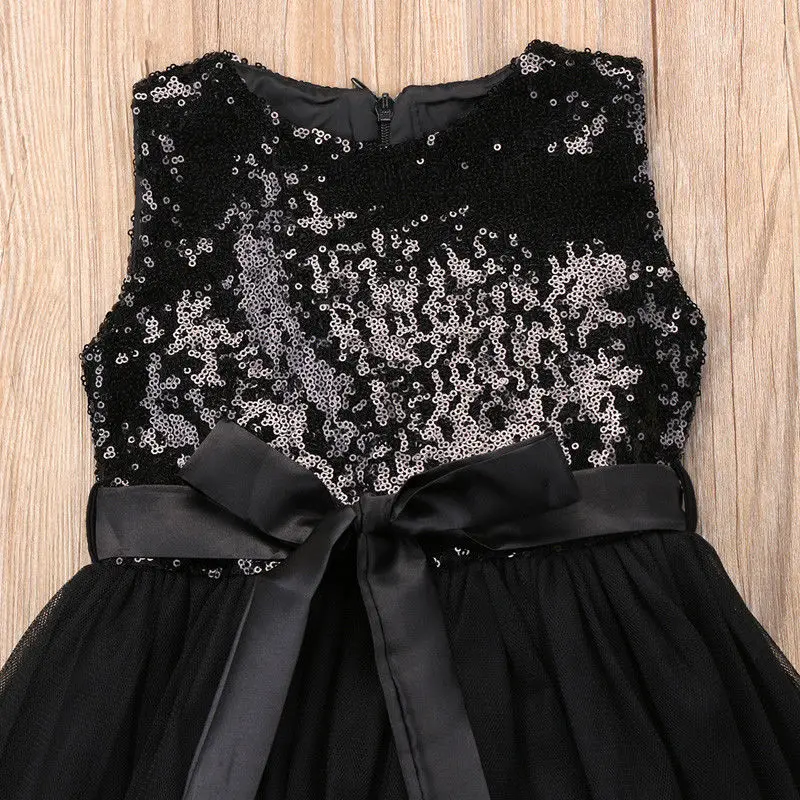 Торжественное платье принцессы с блестками для девочек подружки невесты