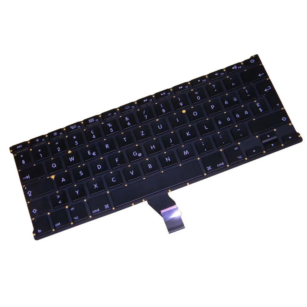 Новая клавиатура A1369 A1466 GR DE German Deutsch QWERTZ для Macbook Air 13 ''A1369 Clavier|qwertz keyboard|keyboard for