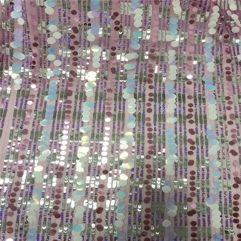 

African French Lace Fabric High Quality Guipure Lace Chemical Lace nigerian lace With Sequins Fabric for wedding dress xb14-89