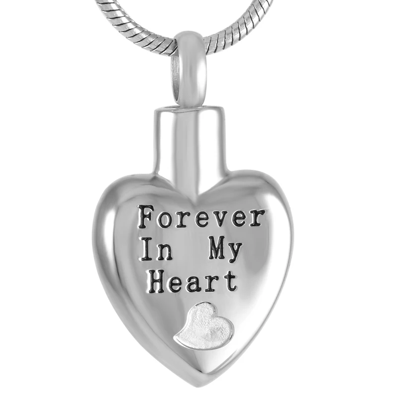 

Forever In My Heart гравировка мемориальная пепельная подвеска-сувенир Кремация ювелирное изделие для домашних животных/человеческого пепла похор...