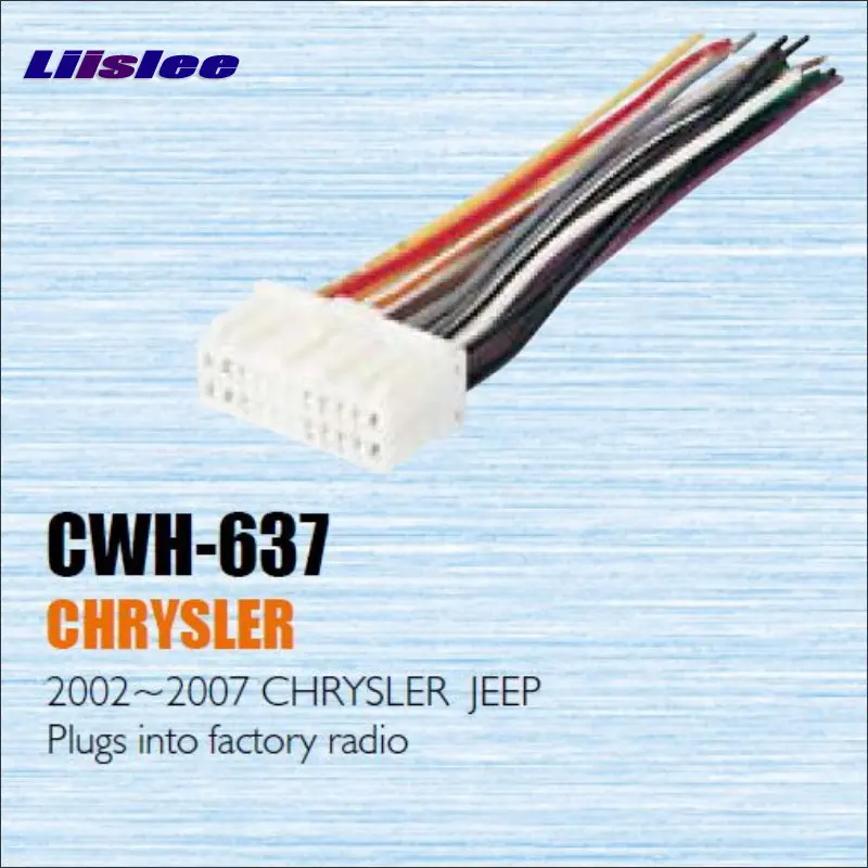 Автомобильный CD DVD-плеер штепсельная вилка с проводом питания для Chrysler 2002-2007