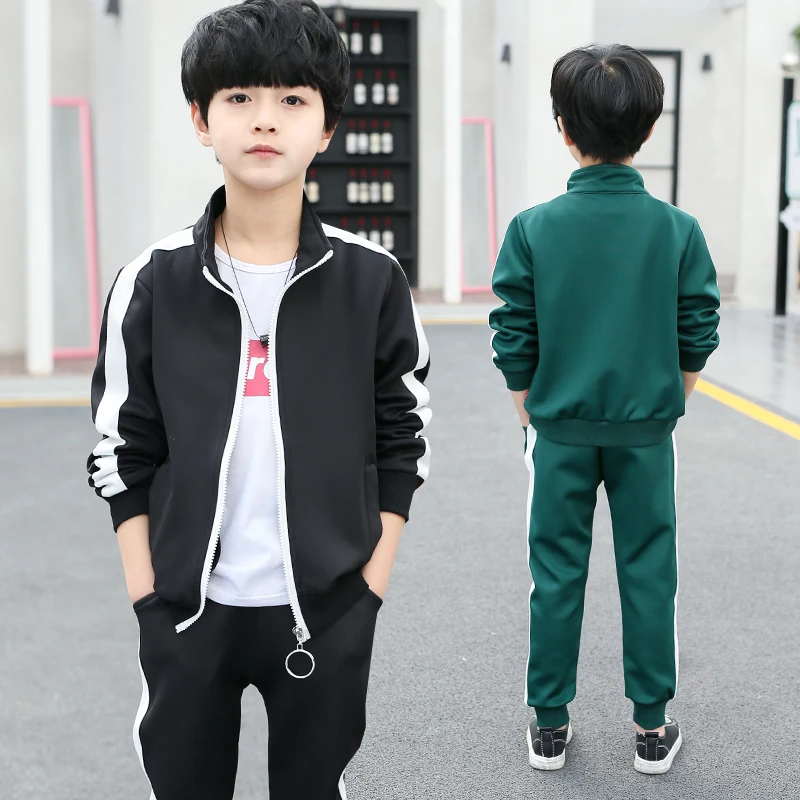 Детская одежда детский спортивный костюм осенне-весенний повседневный для