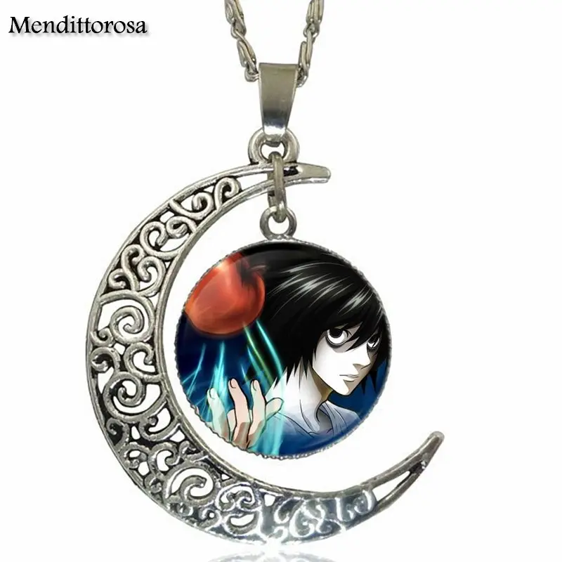 EJ Glaze Death Note L старинные ювелирные изделия с серебряным покрытием в форме