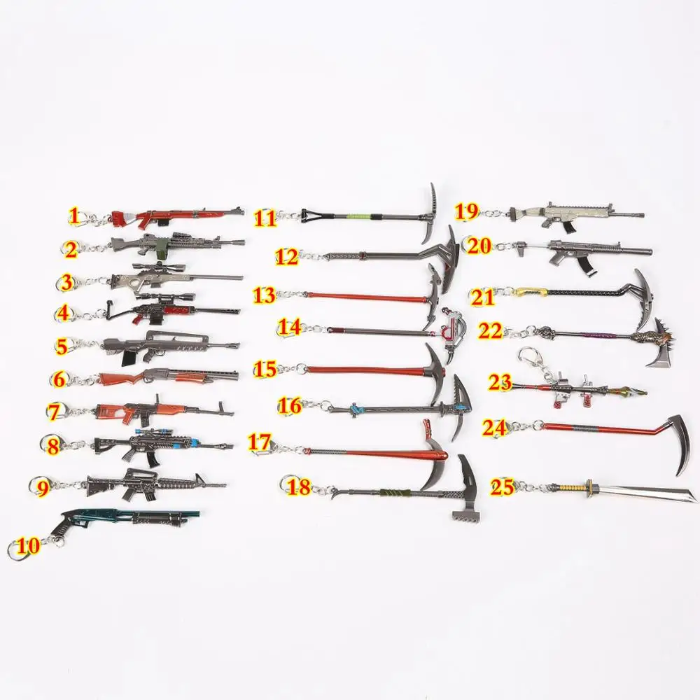 20 шт./компл. полимерный брелок с надписью для игры модель форта шрама M4 Famas SVD Battle