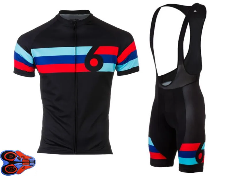 Профессиональная команда Твин Шесть Гонки Велоспорт Джерси 6 Ropa Ciclismo быстросохнущая Спортивная Джерси велосипедная одежда велотрусы 9D гелевая накладка