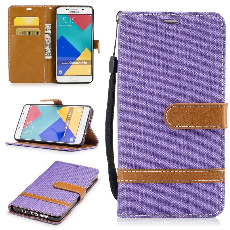 Чехол для телефона Samsung Galaxy A5 2016 A510F A510 чехол Обложка Модная Джинсовая джинсовое