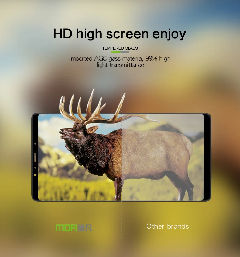 Для Samsung Galaxy A7 2018 стекло закаленное 3D полное покрытие Защита экрана для A750 MOFi
