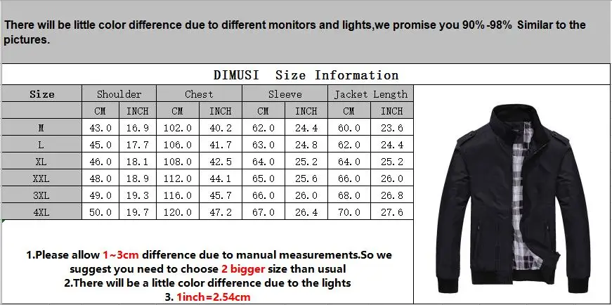 DIMUSI Mens Jackets Spring Autumn Casual Coats Solid Color Mens Sportswear Stand Collar Slim Jackets Male Bomber Jackets 4XL