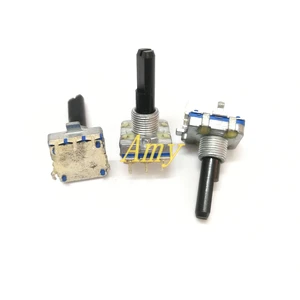 50 шт.лот EC16 кодировщик 24 позиционирования 24 Импульсный вал длина 25 мм Цифровой потенциометр импульсный потенциометр