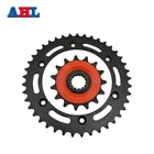 Запчасти для мотоциклов, комплект передних и задних звездочек для SUZUKI DR250 DJEBEL 250 DRZ250 DRZ400 Тип 520 43-14 зубьев за пределами оригинальной части