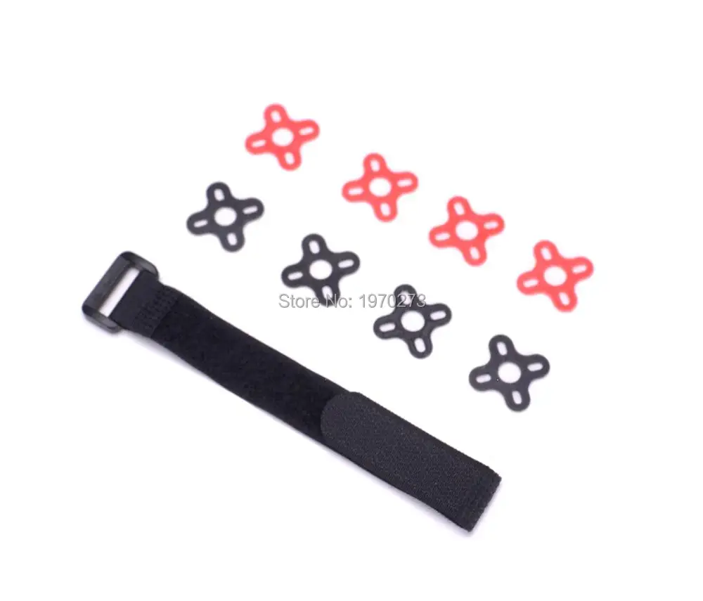 

Motor damping seat cushioning pad shock vibration absorber mount seat + Battery Strap for 22 series motor FPV drone accessories
