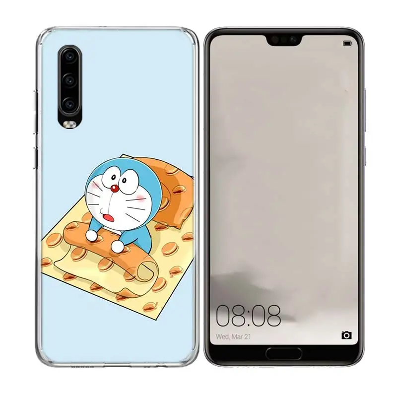 Принтом дораемон синий специальный чехол для телефона huawei Коврики 20 10 Pro Lite 20X S RS Y5