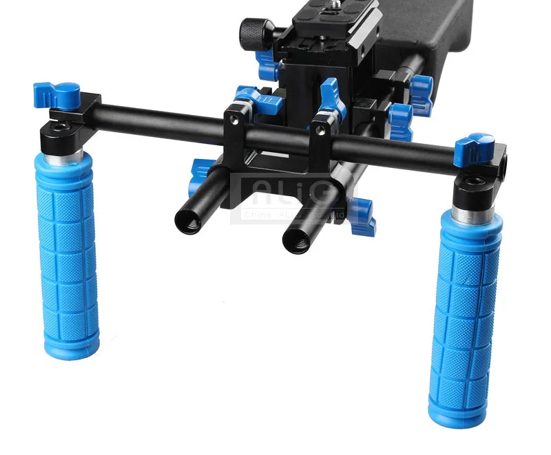 DSLR Rig 5D3 6D D600 камера с креплением на голову портативная видео система поддержки плеча 15 мм стержень зажим Кронштейн Стенд
