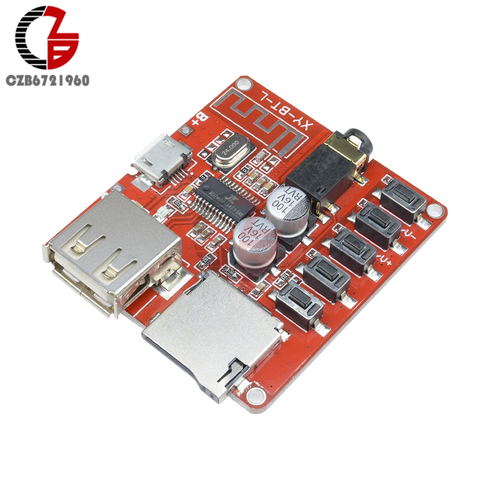 3 7 5 в беспроводной Bluetooth 4 1 MP3 аудио декодер плата Micro USB TF SD карта модуль стерео