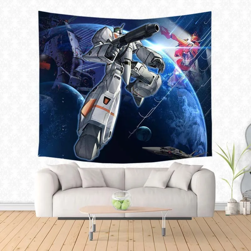 2 Robotech полиэстер прямоугольный гобелен DIY ковер на стену Коврик для йоги коврик для пикника украшения дома спальни - Цвет: 2