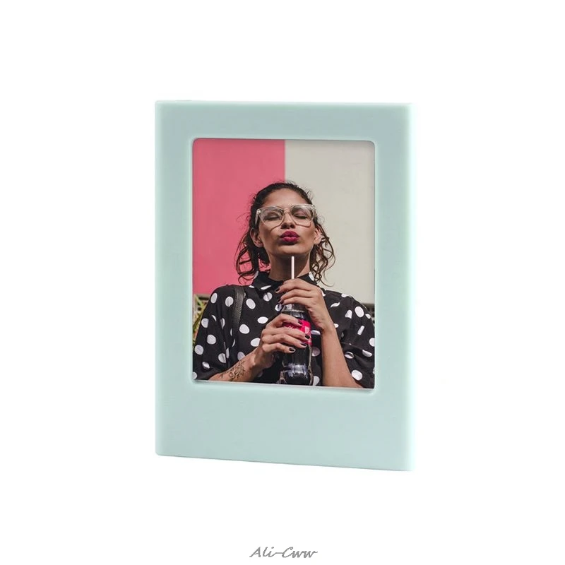 Magnetic Photoframe Mini Colorful DIY Magnetic Photo Frame Fridge Refrigerator Magnet Picture Frame for Holding 3 Inch Photos