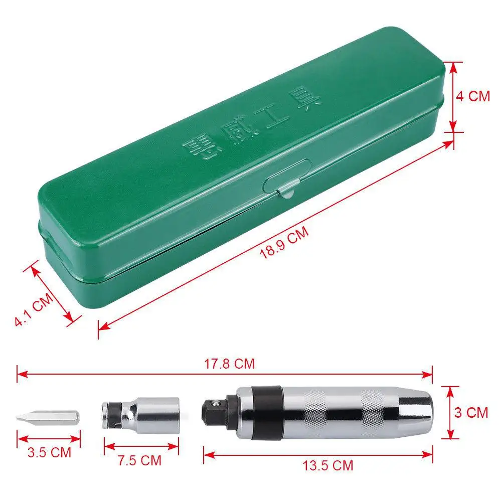 

Portable 14PCS 1/2" Manual Impact Driver Hand Screwdriver Repair Tool Handle Screw Driver