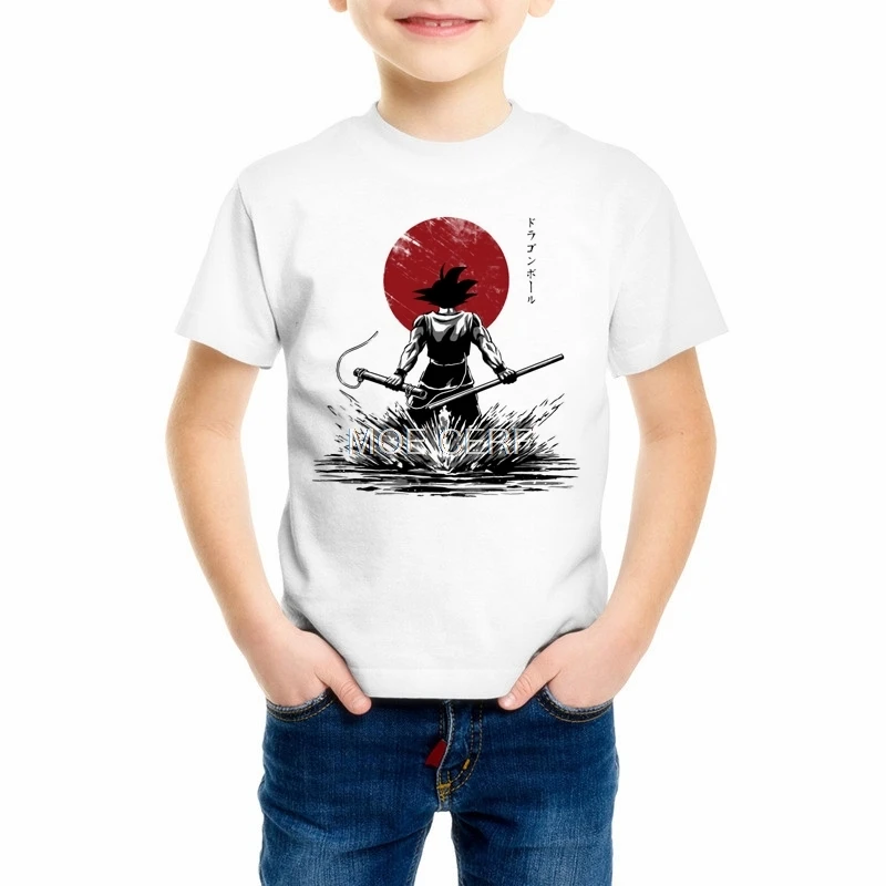 Для детей, на лето Dragon Ball Z мальчиков/девочек Slim Fit Косплэй 3D футболки Dragon Ball футболка Повседневное Детские футболки Z17-7 - Цвет: 14