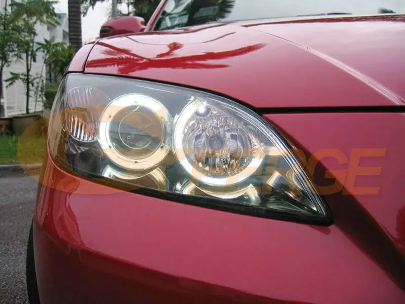 Для Mazda 3 mazda3 2003 2004 2005 2006 2007 отличные Ангельские глазки ультра яркий лампы подсветки с холодным катодом(CCFL) Ангельские глазки комплект