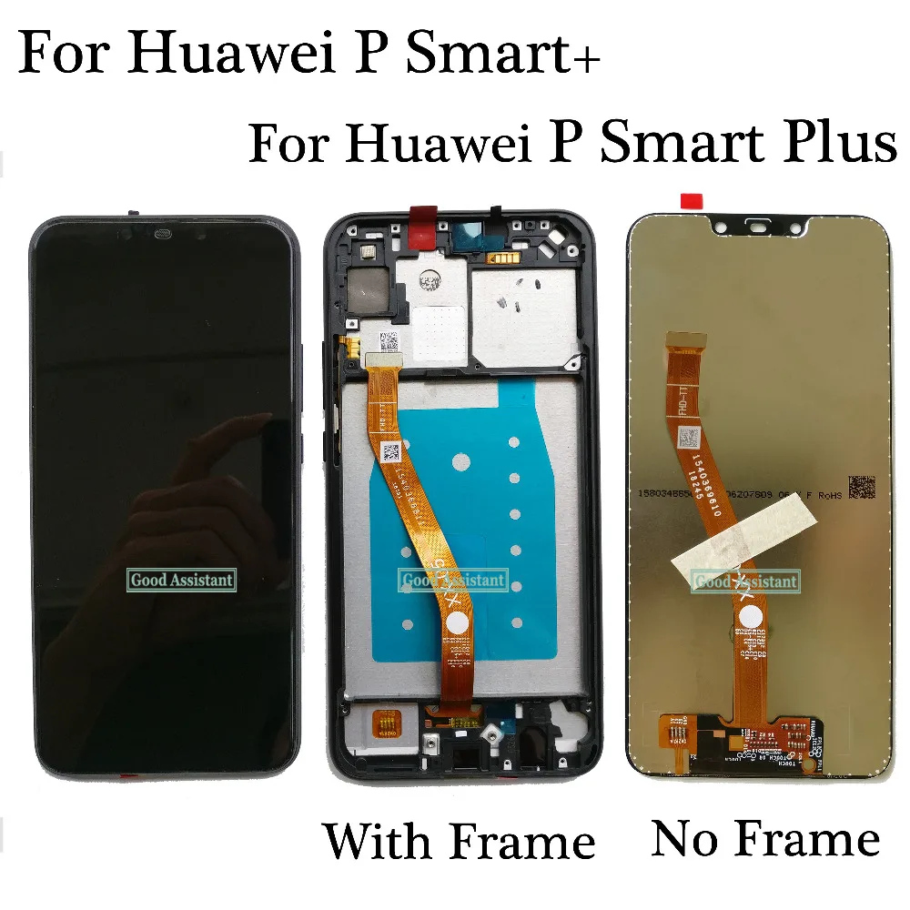 Черный/синий 6 3 дюймов для Huawei P Smart + INE LX1 / smart плюс L21 ЖК дисплей сенсорный экран
