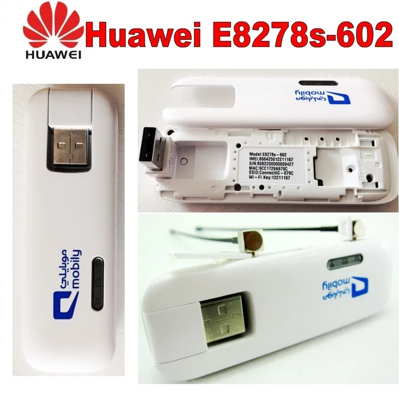 Разблокированный беспроводной модем Huawei E8278 150 Мбит/с lte USB 4g Wi Fi флешка Plus 2 шт.