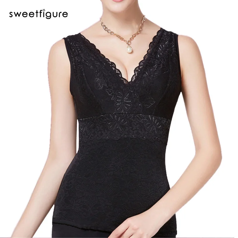 Женское бархатное боди без рукавов с v-образным вырезом кружевными цветами