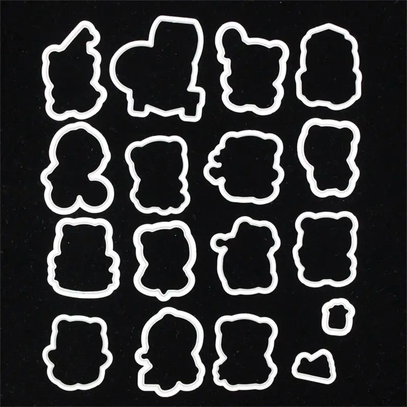 YPP CRAFT Cute штамп с пандой и трафареты для резки металла сделай сам