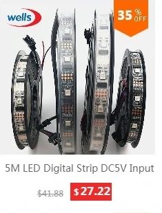WS2812B умный светодиодный пиксель полосы 30/60/144 светодиодный s/m WS2812 IC SMD 5050 RGB светодиодный полосы света 1 М/4 м/5 м DC5V Водонепроницаемый/не Водонепроницаемый