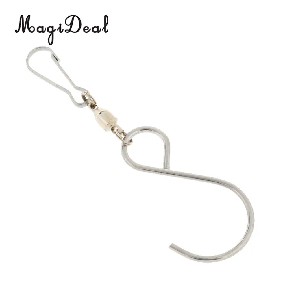 10Pcs Powerful Stainless Steel S Shape Bathroom Shower Curtain Hooks Rings With Clip #1 | Дом и сад
