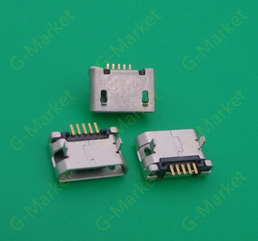 Бесплатная доставка 1000 шт./лот Micro 5pin usb разъем dip длинный pin для мобильного