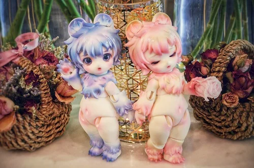 Модель для косплея медведя BJD коллекция в подарок с двумя линиями новинка 1/6