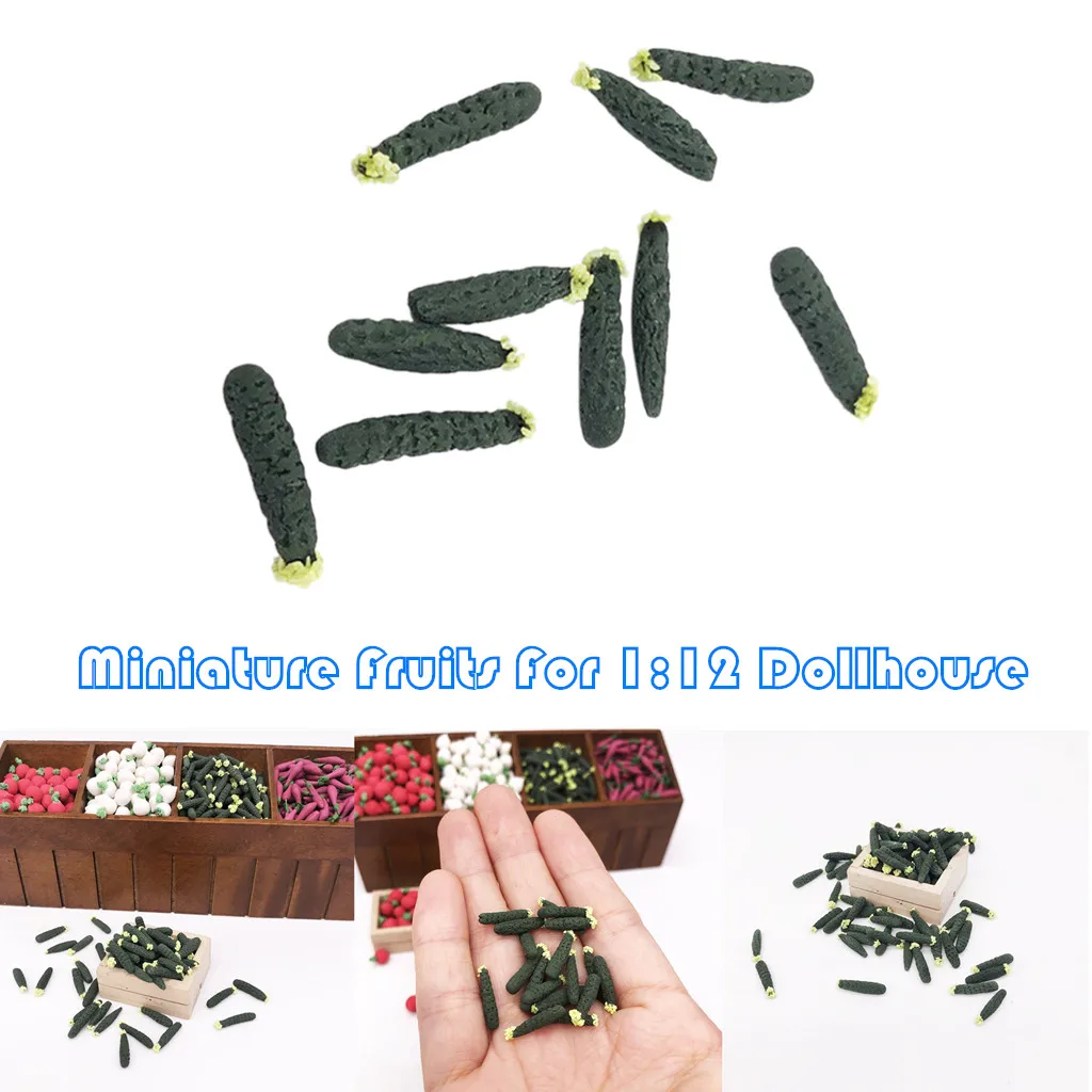 1:12 Кукольный домик миниатюра овощ огурец Кухня обеденный модель играть игрушки-гаджеты для Детская кукла дом AccessoriesA625