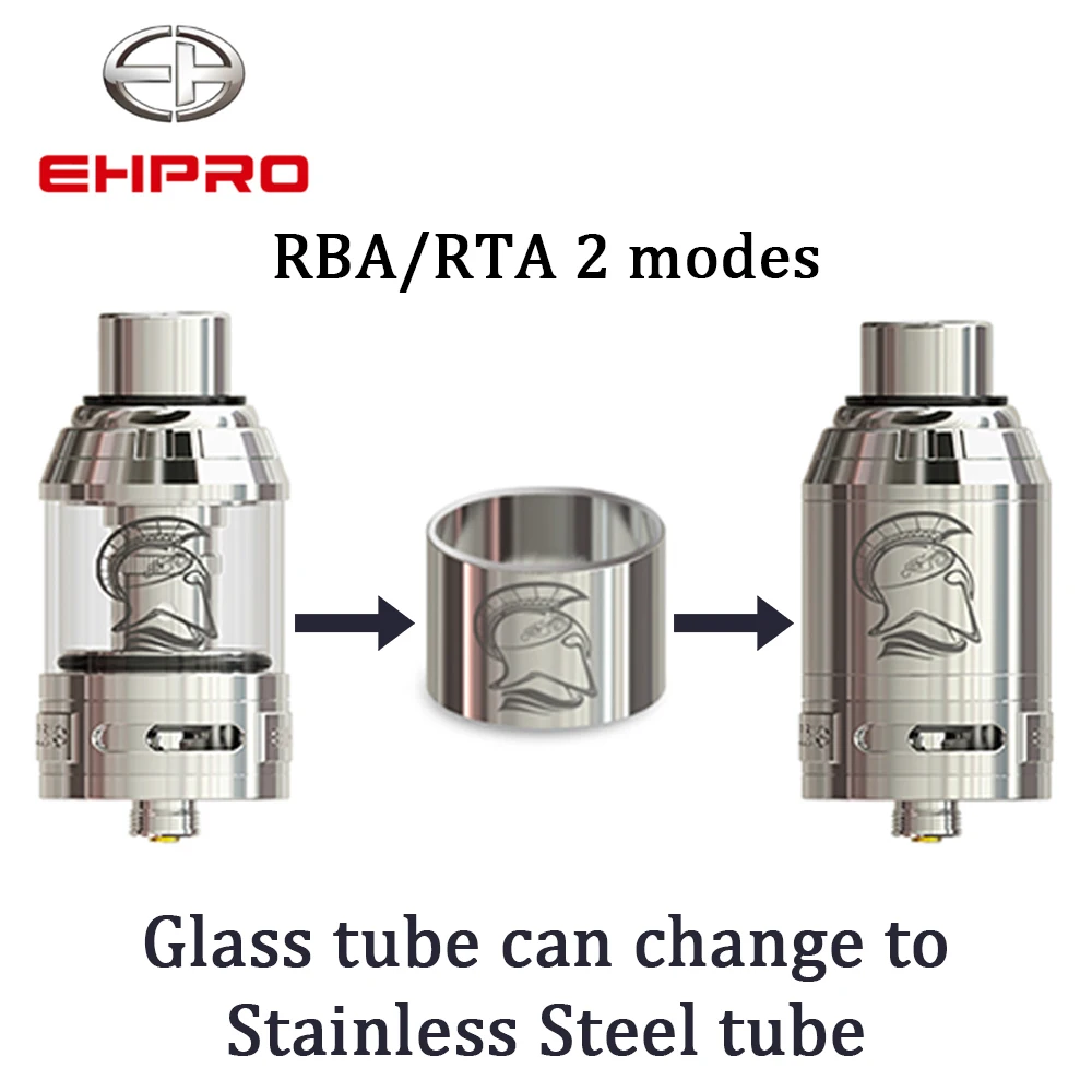 Ehpro Achilles RTA электрическая сигарета Vape танк 2 мл/3 5 мл 24 мм испаритель электронная из