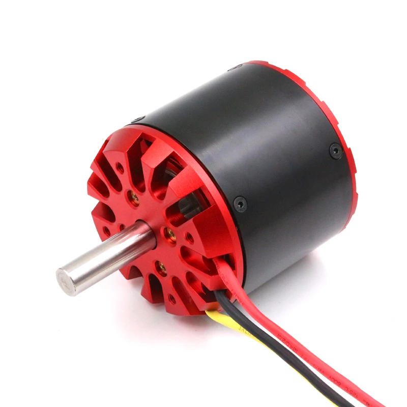 FATJAY BLDC Бессенсорный двигатель outrunner 22,2-51,8 в большой 80100 200KV 270KV с датчиком Холла для электрического велосипеда скутер робот