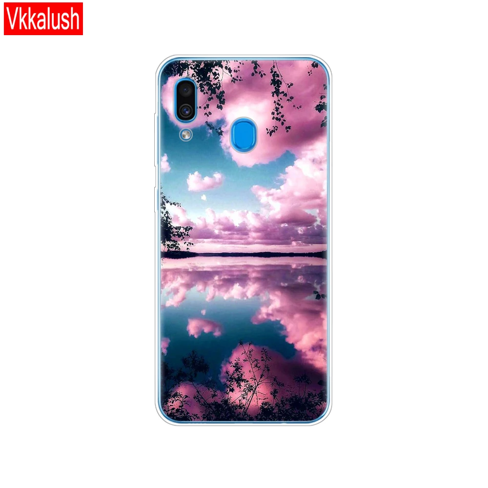11083 Чехол для samsung Galaxy A20 чехол A20E полиуретан) и силикона с откидной крышкой для samsung A20 20 A205F A20E A202F чехол Мягкие Чехлы бамперы - Цвет: 11083
